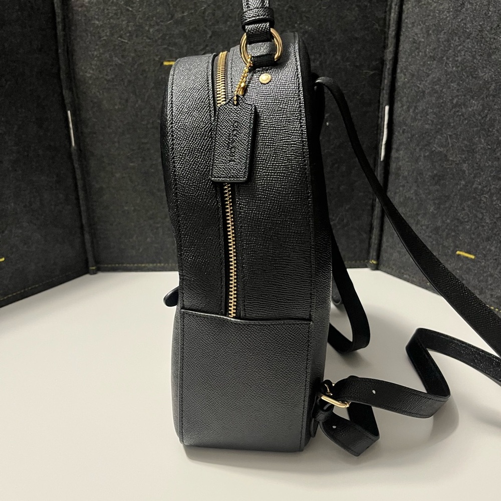 Coach Black and Gold Backpack - Picture 2 of 10